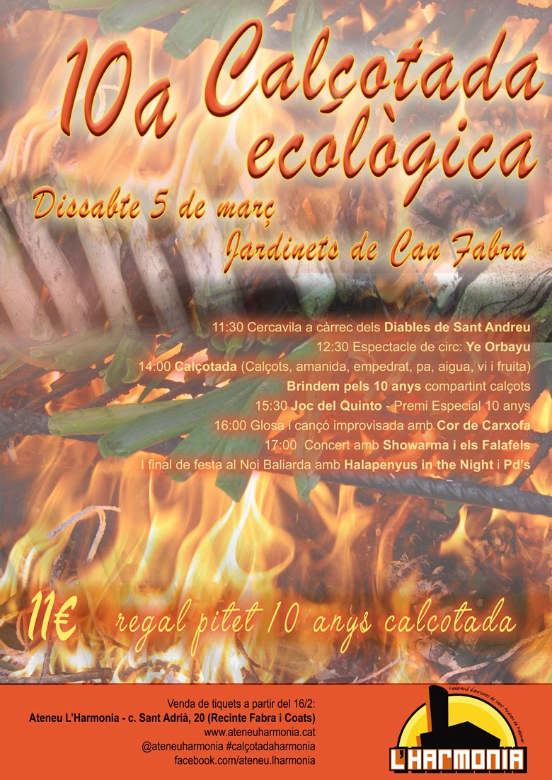 10a Calçotada Ecològica de Sant Andreu de Palomar
